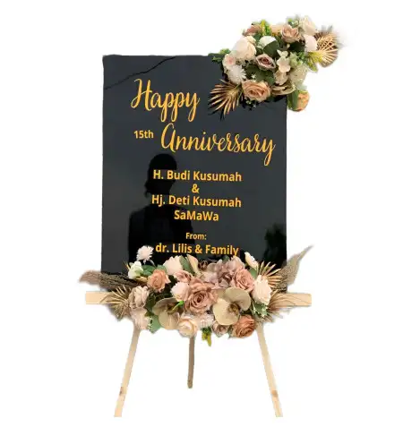 Papan Bunga Akrilik Karakan
